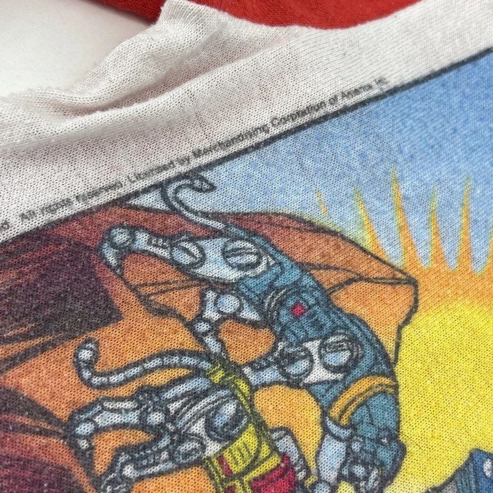 Vintage‎ Voltron Shirt Boys 2T-3T Pajama Top Cartoon Robot Graphic 80s Defender